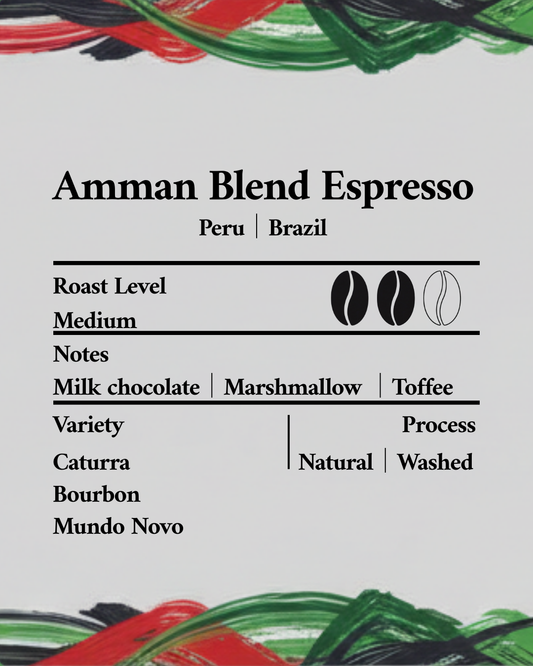 Amman Blend Espresso – Medium Roast Arabica