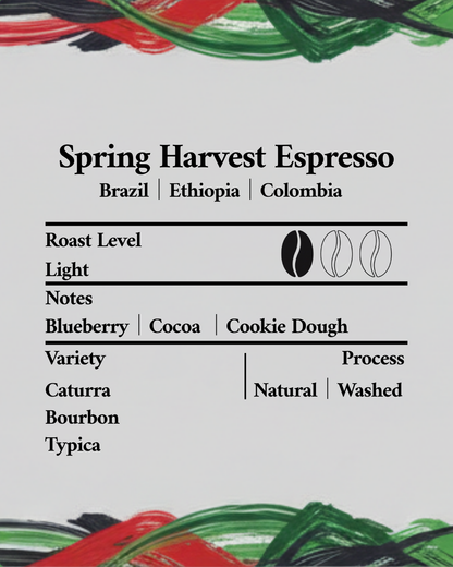 Spring Harvest Espresso – Light Roast Blend