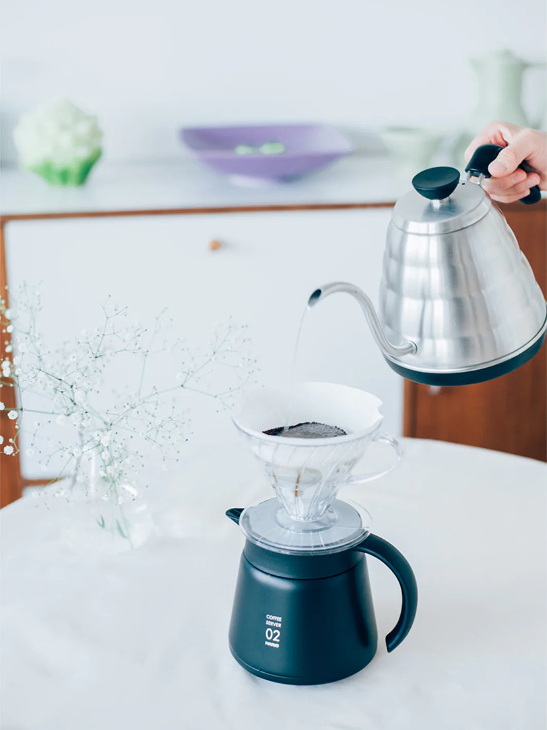 HARIO V60-02 Dripper (Plastic)